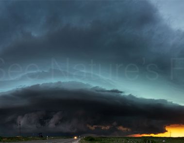 Maljamar New Mexico Panoramic Supercell