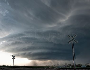 A sculptured low precipitation supercell forms in western Nebraska. This was shot during a storm chasing, weather and photography tour.